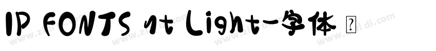 IP FONTS nt Light字体转换